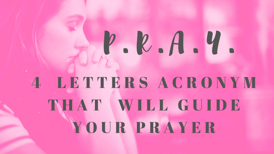 Acronym prayer pray for